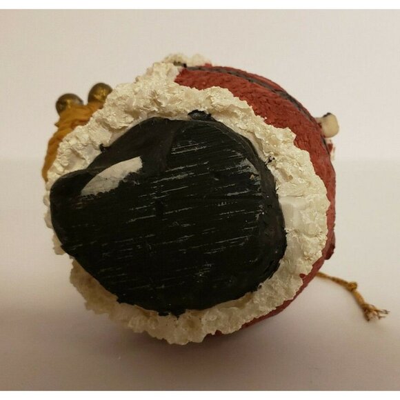 Christmas Ornament "Roly Poly Santa" 1990s (OR116) Unbranded - Picture 3 of 3